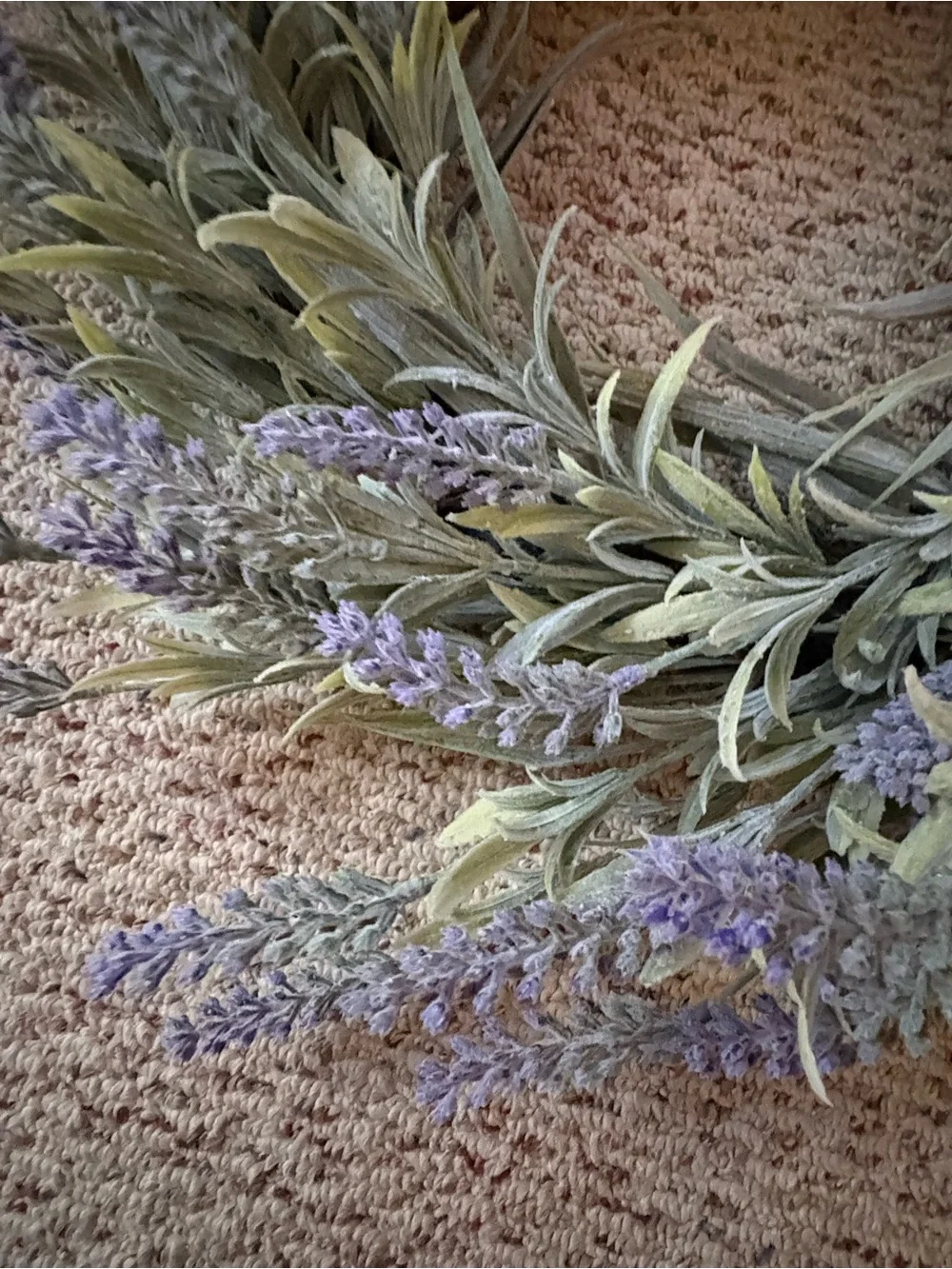 Lavender Greenery Holiday Wreath - Home Holiday